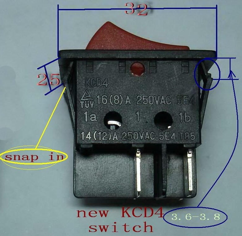 Power switches for electrical machines